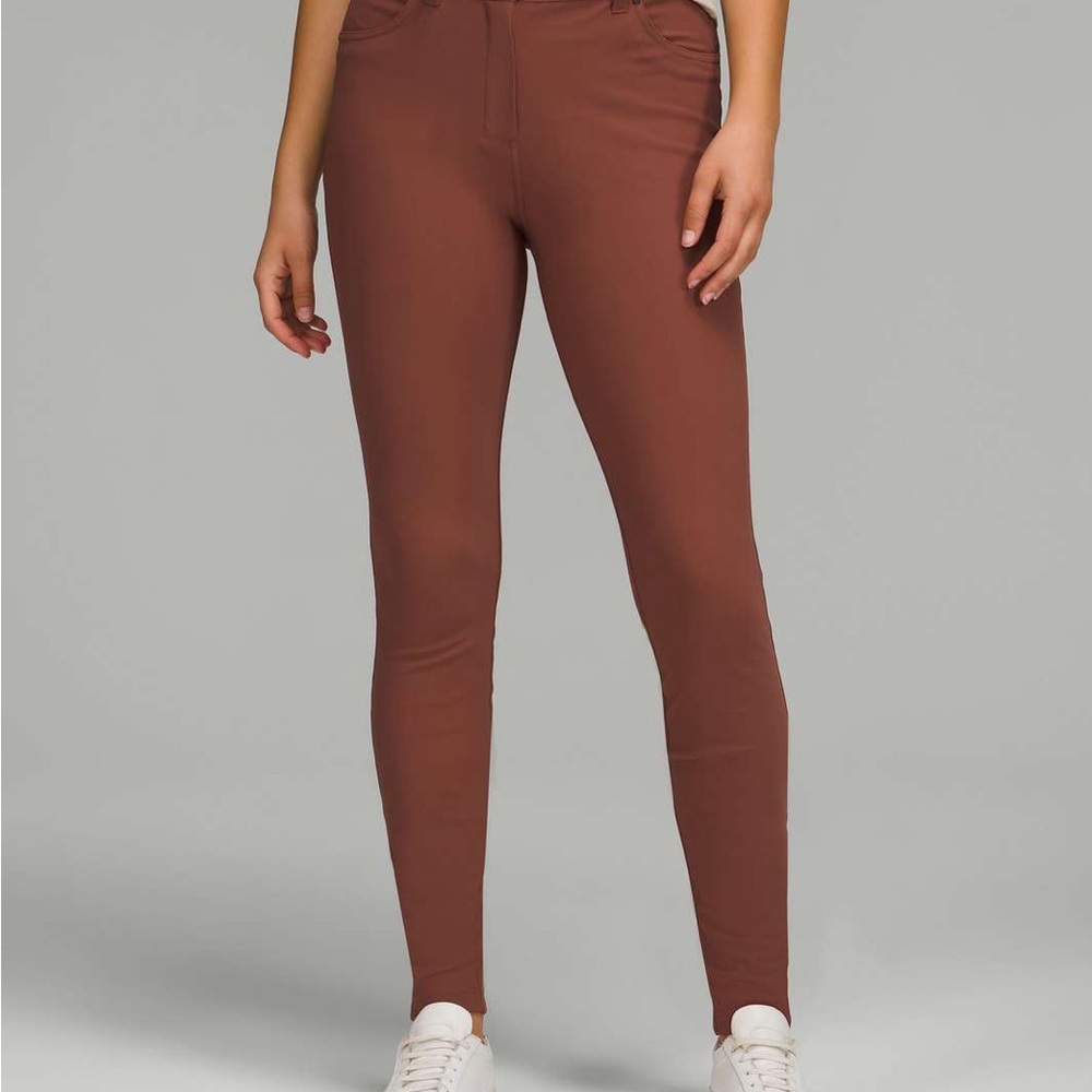 Lululemon City Slick Slim-Fit 5 Pocket High Rise Pant Ancient Copper size 27